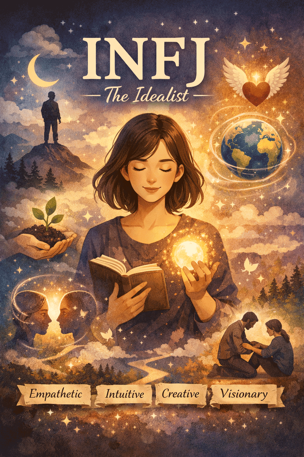 INFJ Personality Explained: Overthinking, Struggles, and Rarity