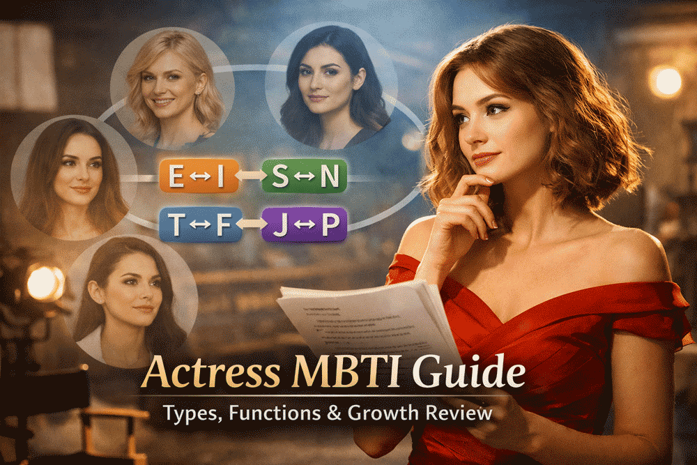 Actress MBTI: Types, Cognitive Functions, and Personal Growth Guide