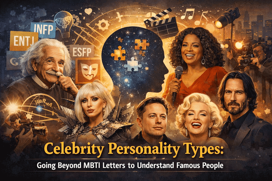 Celebrity Personality Types: Going Beyond MBTI Letters to Understand Famous People