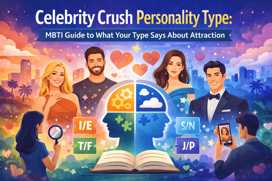 celebrity crush personality type
